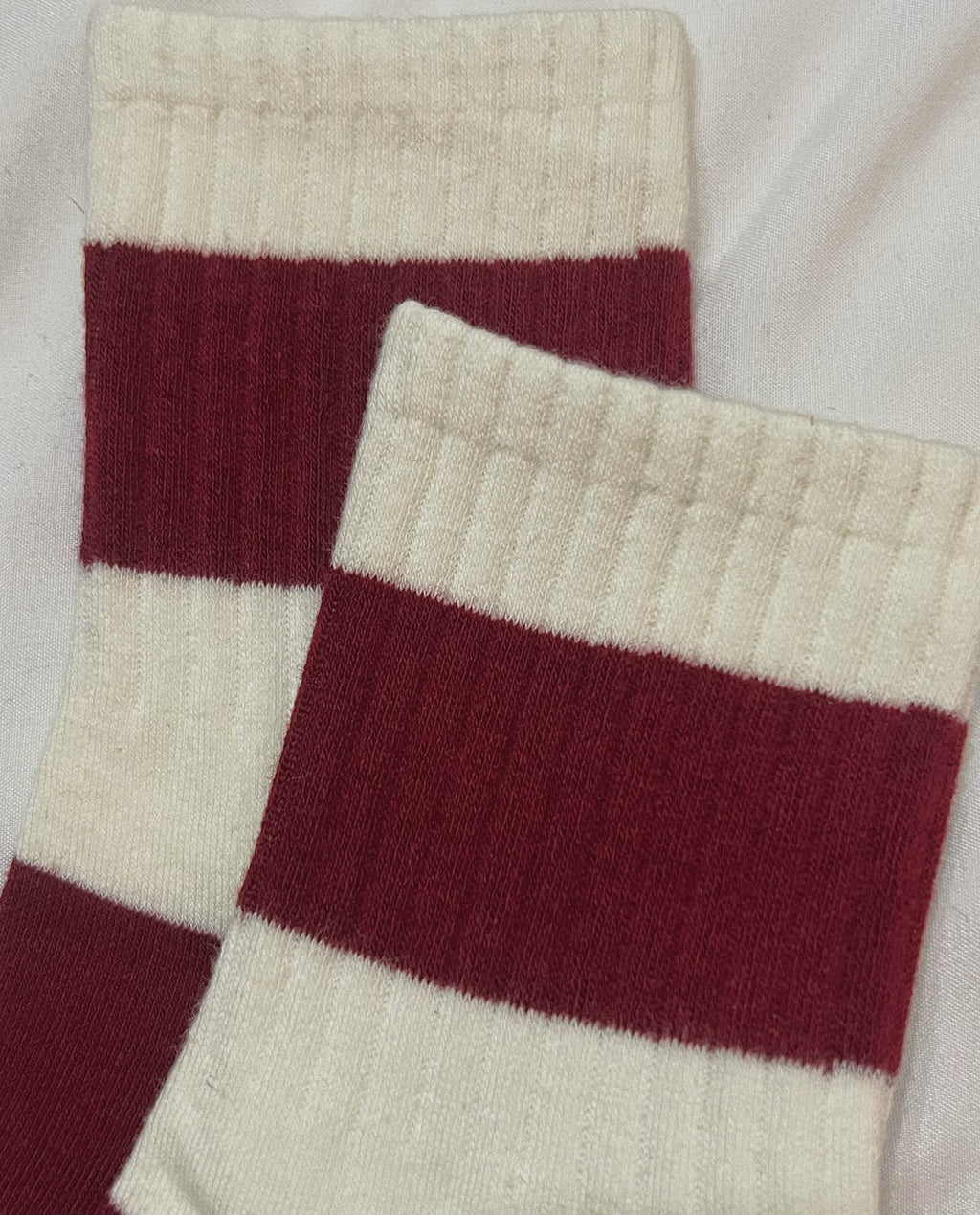Holiday Crew in Wine Stripe