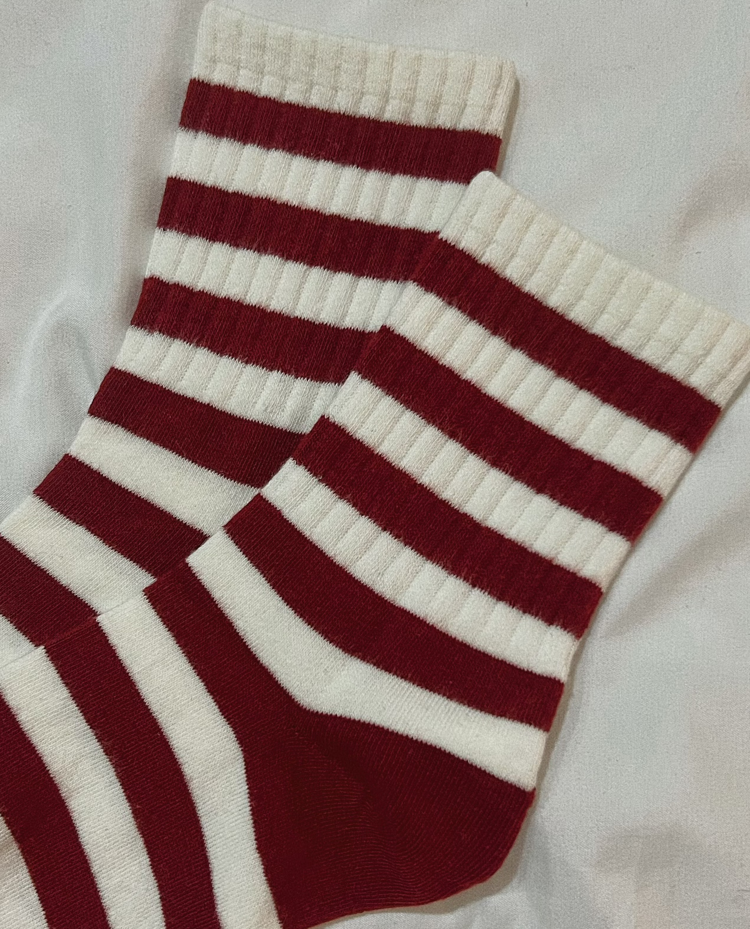 Holiday Crew in Oat Stripe